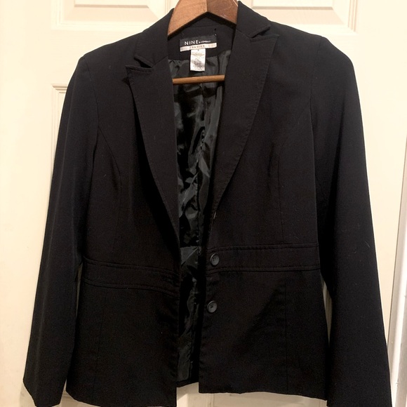 Nine & Co. Jackets & Blazers - Nine & Company Black Blazer – Size 4 | Lined Classic Career Jacket